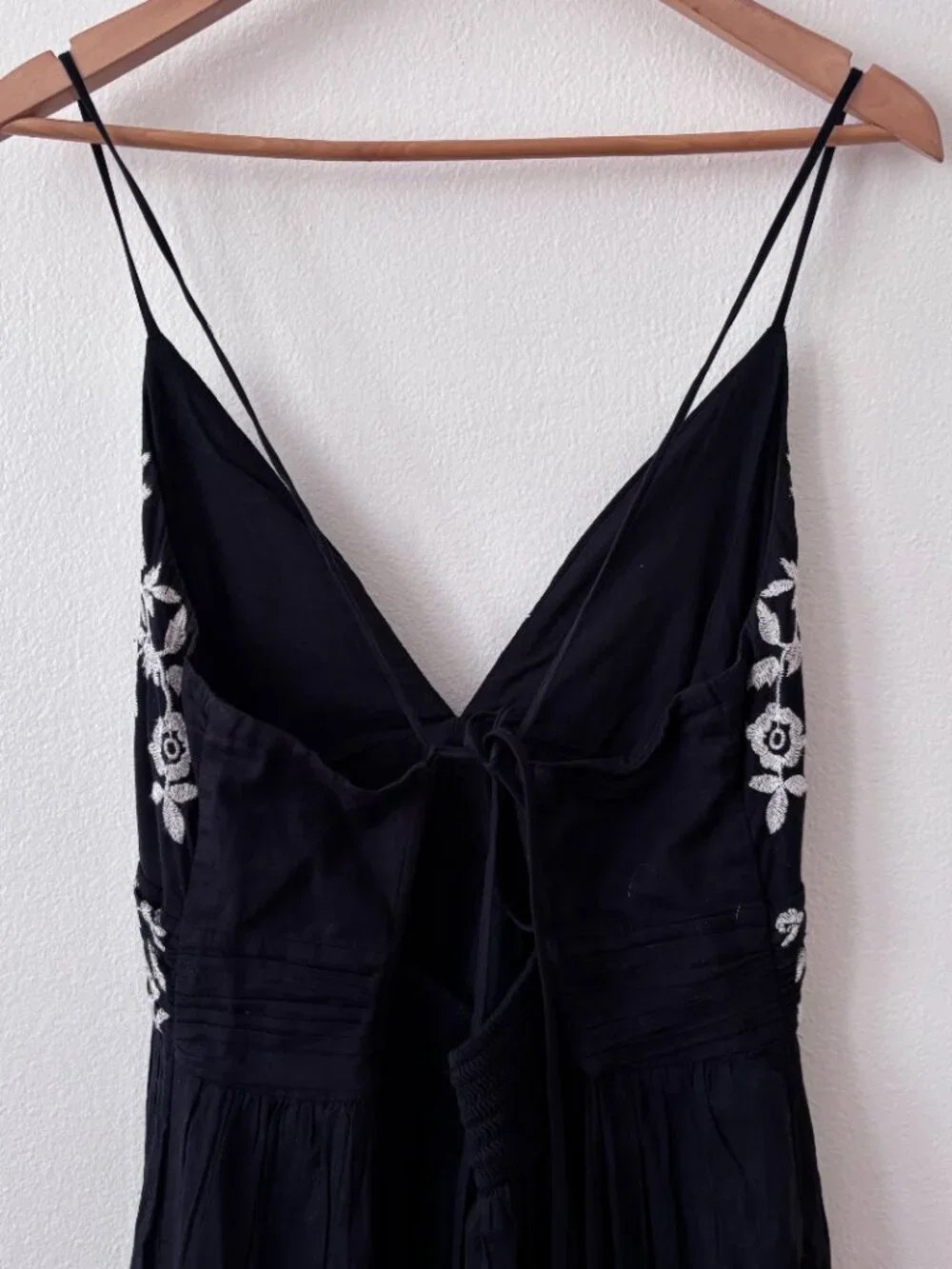 Abercrombie & Fitch Tiered Ruffle Maxi Dress in Black